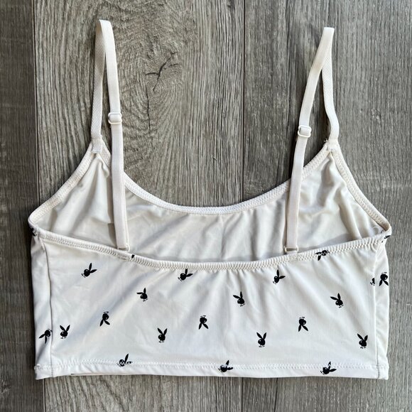 Playboy x PacSun Bunny Dorm Cropped Tank Top | Size S - Picture 6 of 10